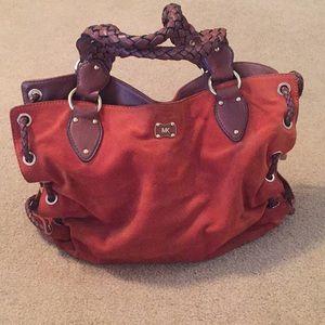MK Michael Kors Suede Handbag